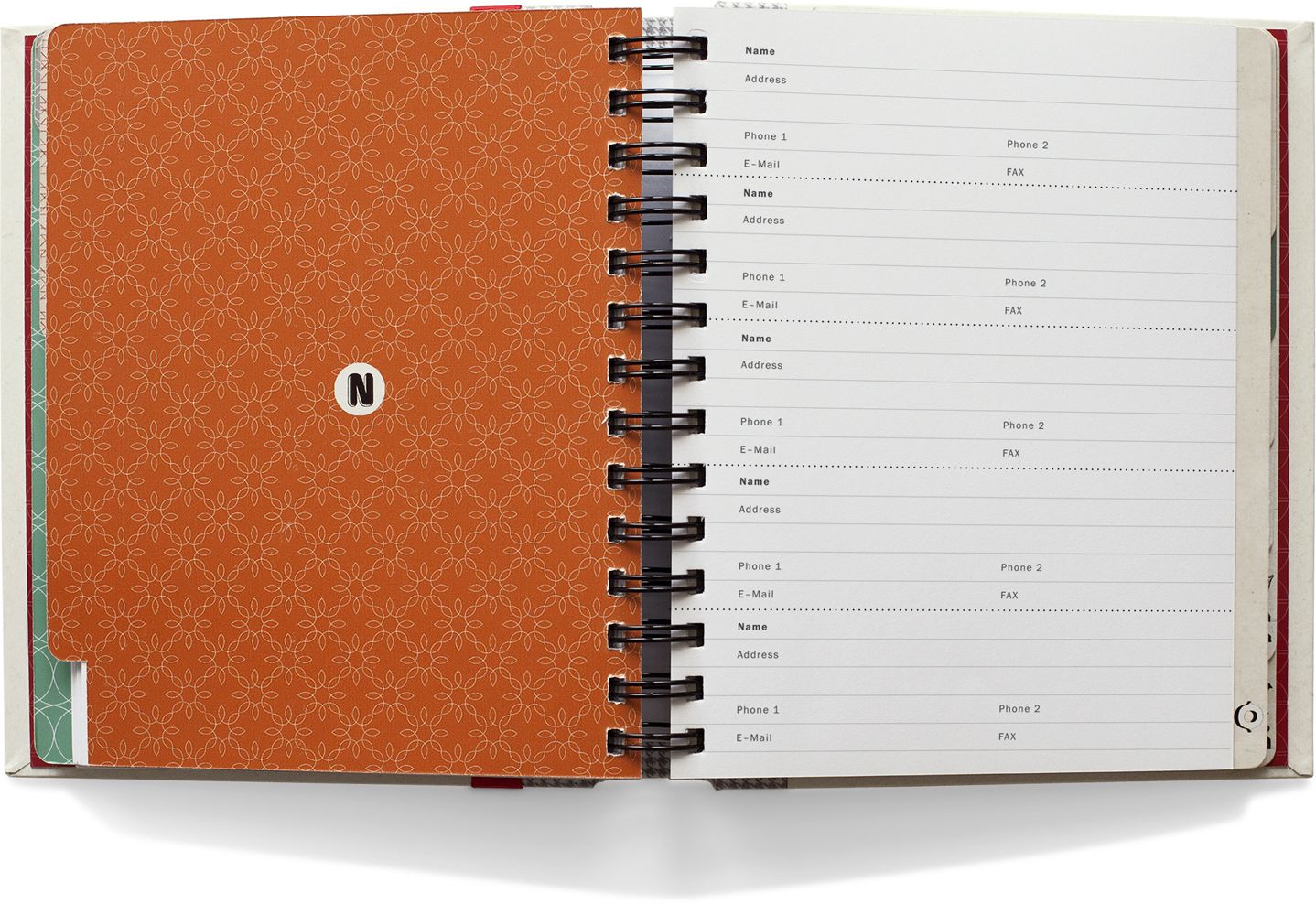 Circus Address Book 7.5" x 6.75"