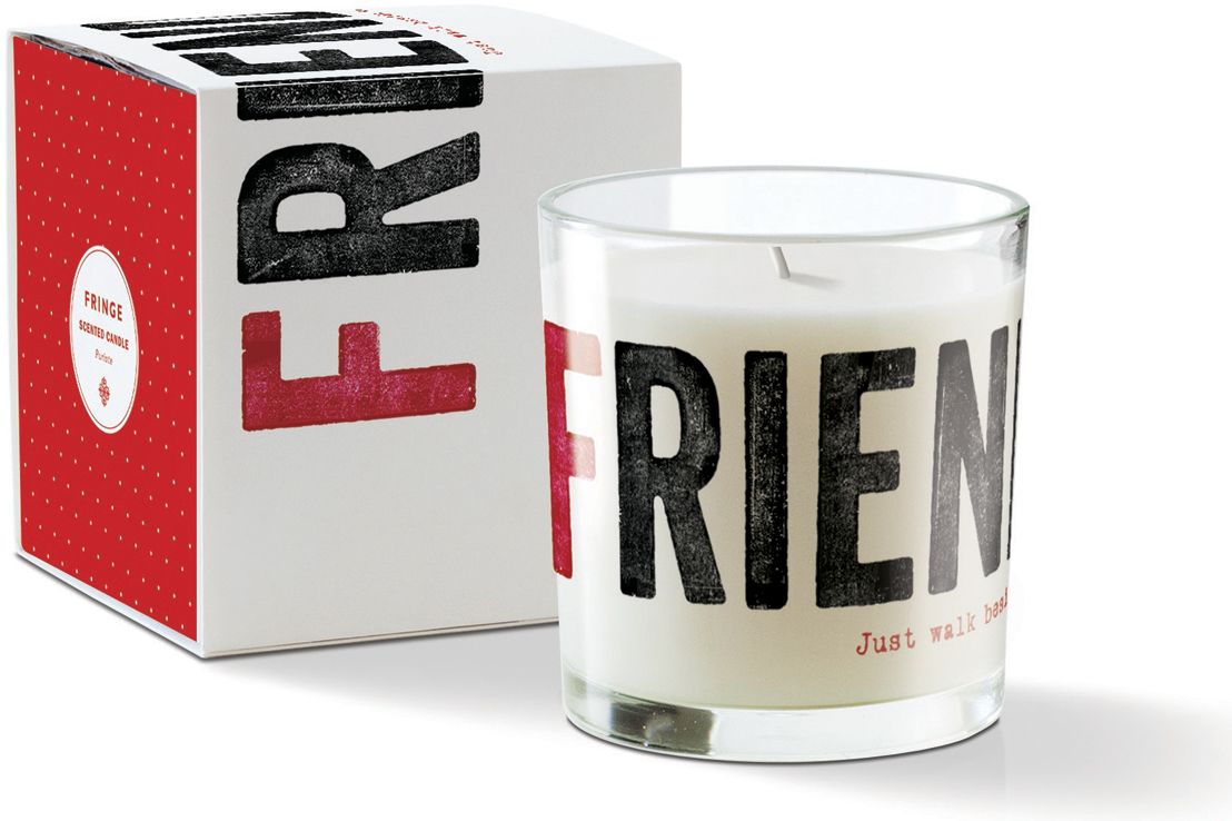 Medium Friendship Quote Glass Candle, 5 oz