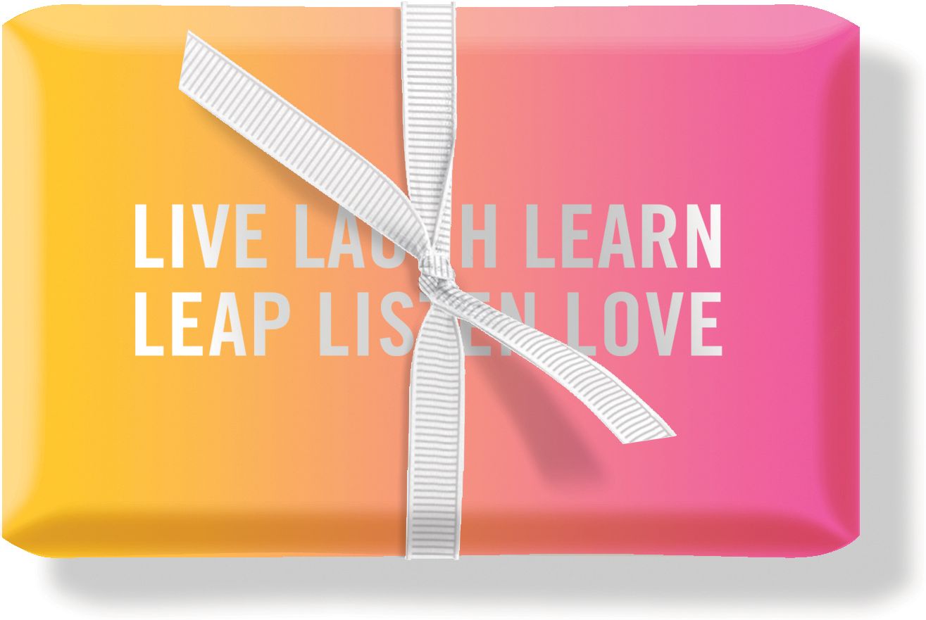''Live Leap'' Luxury Scented Wrapped Bath Soap