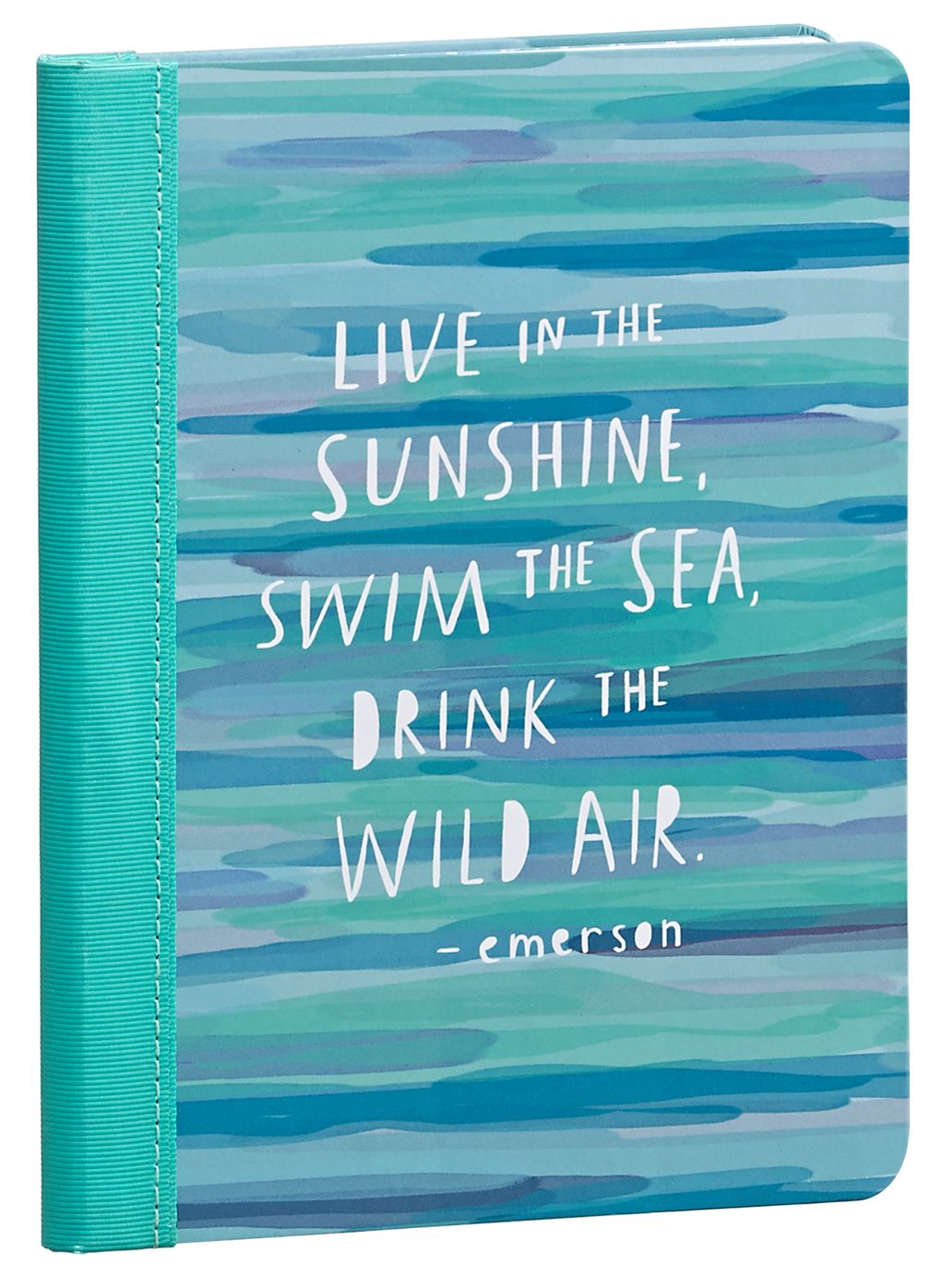 Wild Air Quote Blue Bound Lined Journal 6.25" x 8.25"