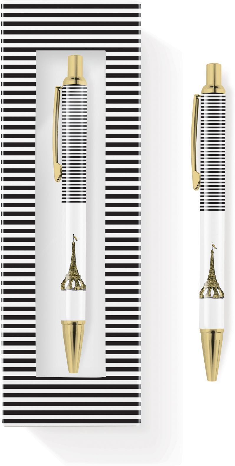 Brush Genius Eiffel Boxed Ballpoint Pen
