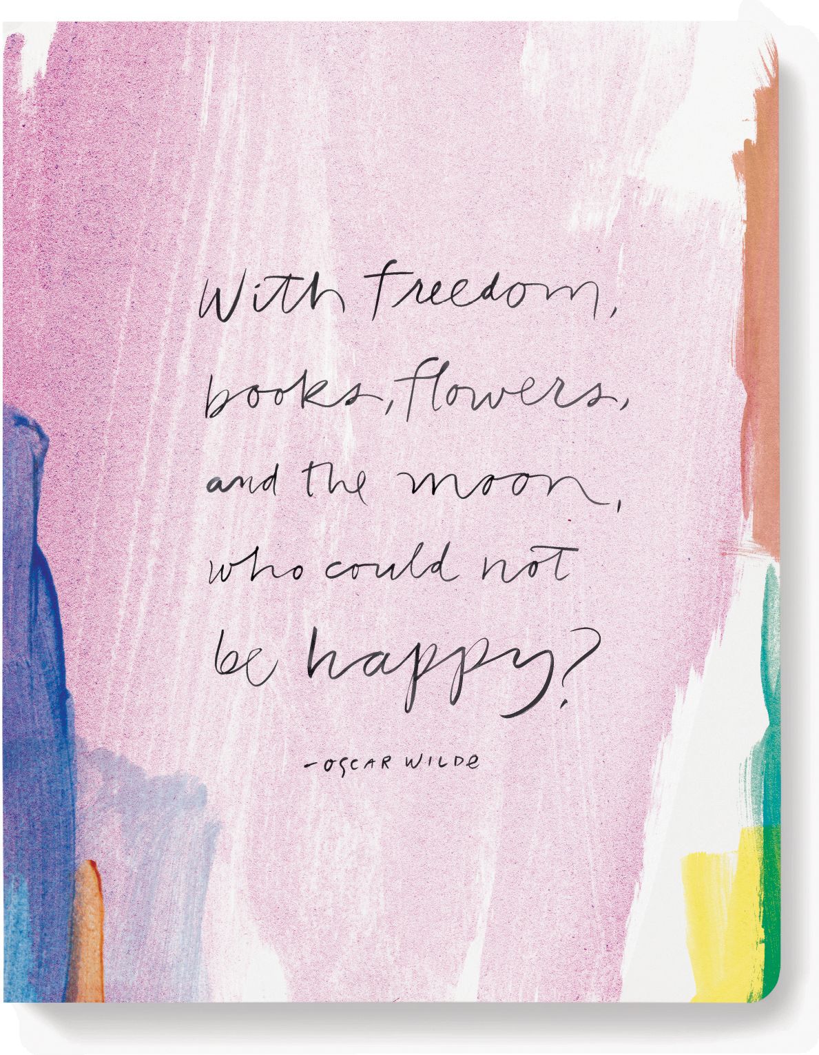 Brush Freedom Paperback Lined Journal 7.5'' x 9.5''
