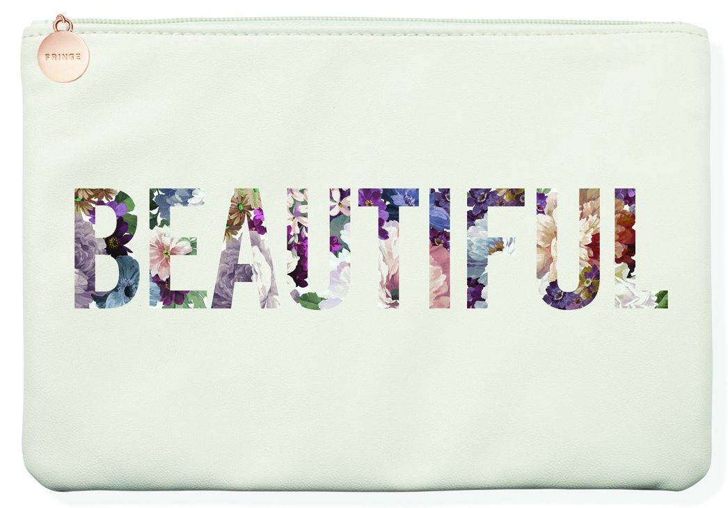 ''Beautiful'' Accessory Pouch 6.25 x 9