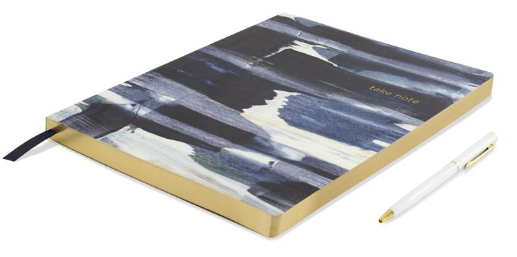 Gallery Blues Paperback Journal 7.5 x 9.5
