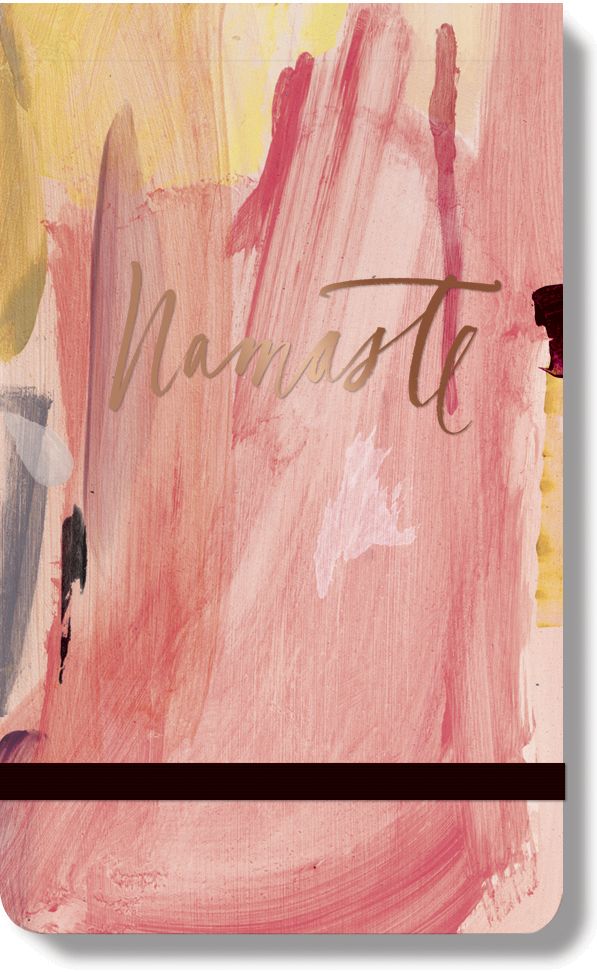 Namaste Brush Stroke Purse Note Pad 3.5x6