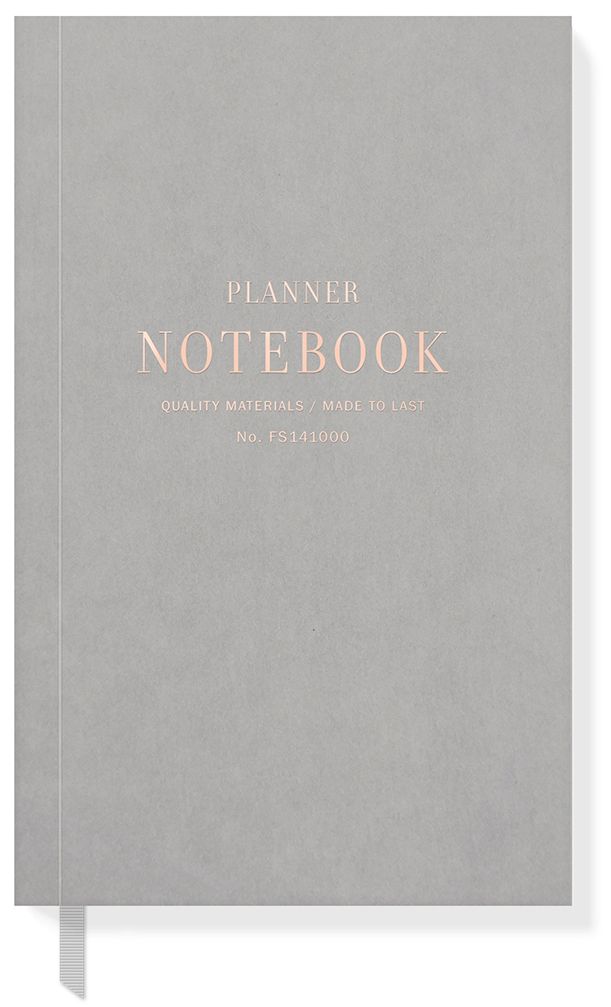 Taupe Paperback Planner Notebook