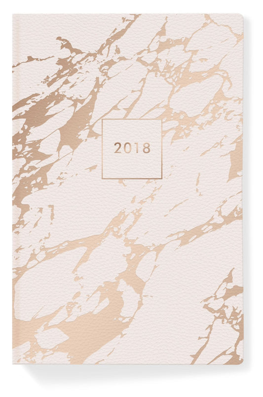 2018 Blush Marble 17-month Planner