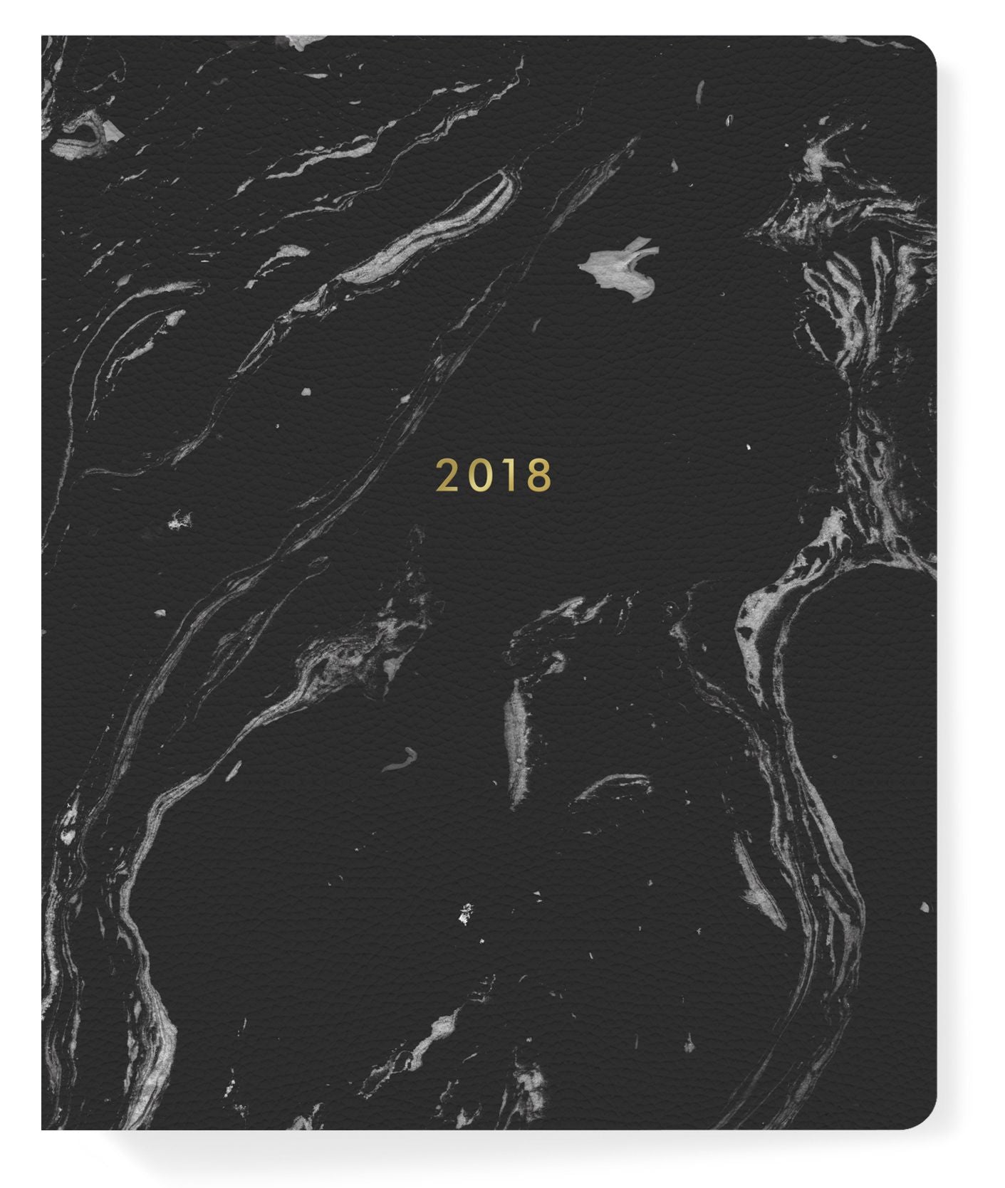 2018 Black Marble 17-month Jumbo Planner