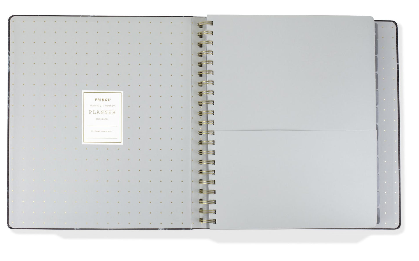 2018 Black Marble 17-month Jumbo Planner