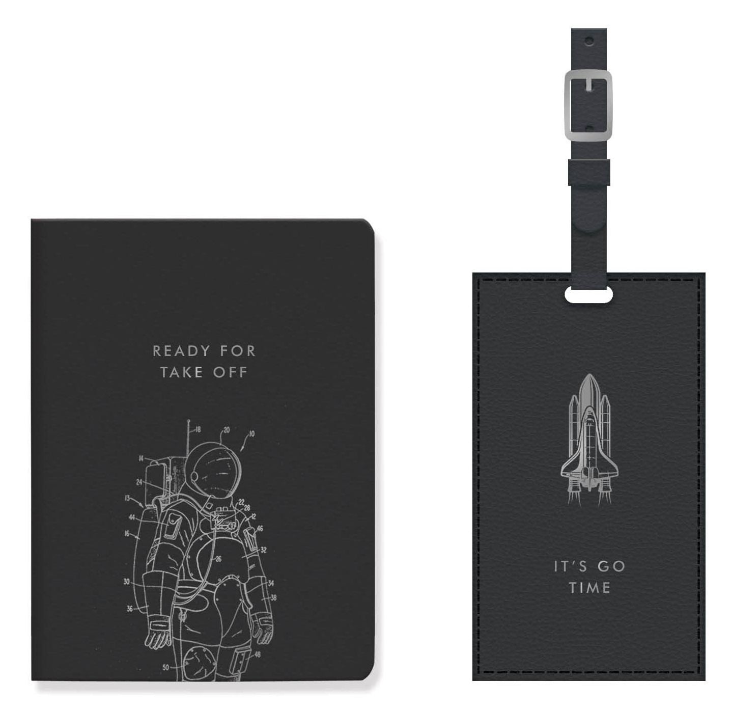 Rocket Man Passport & Luggage Tag Set
