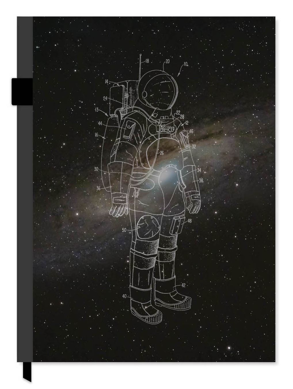 Rocket Man Hardcover Journal