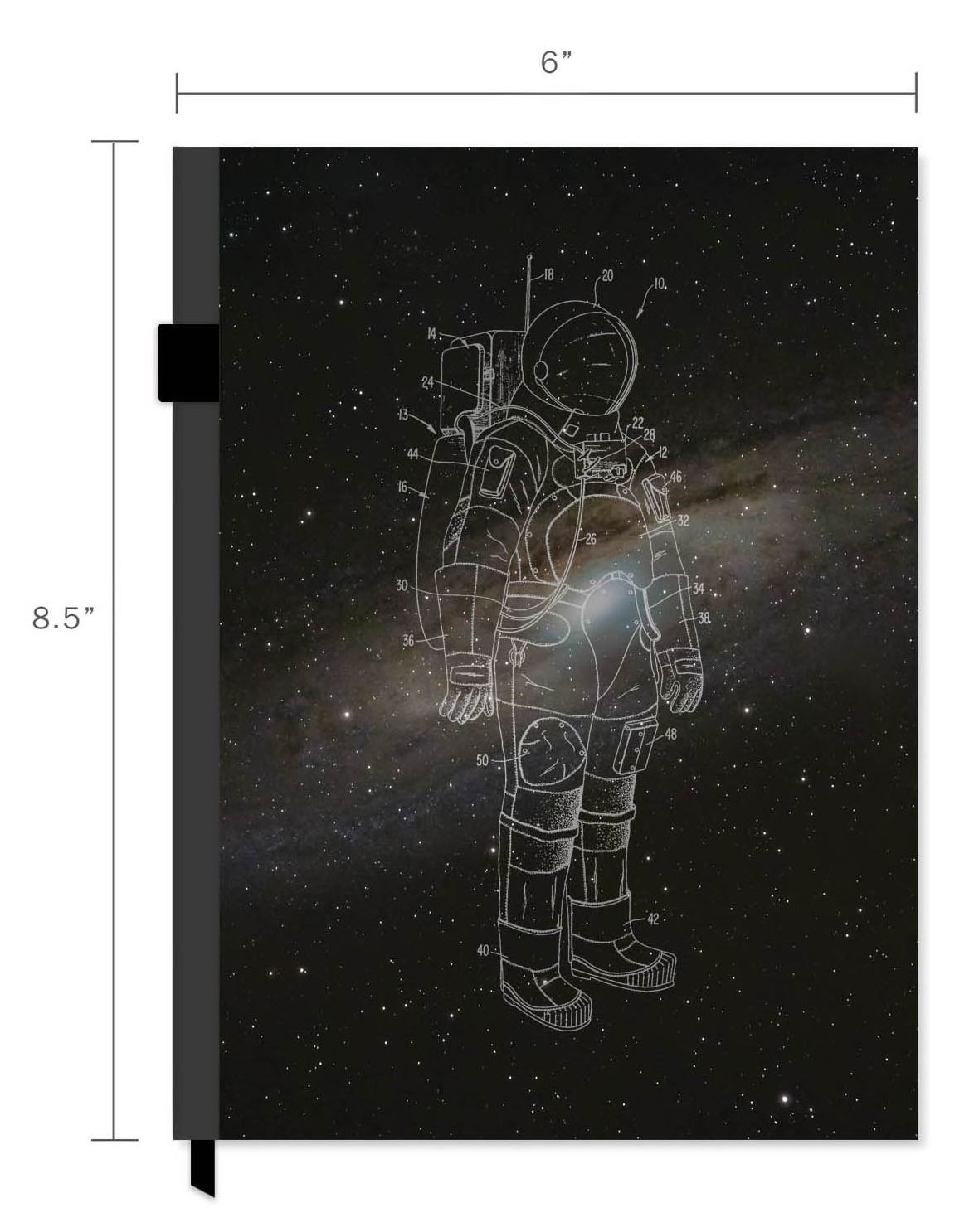 Rocket Man Hardcover Journal