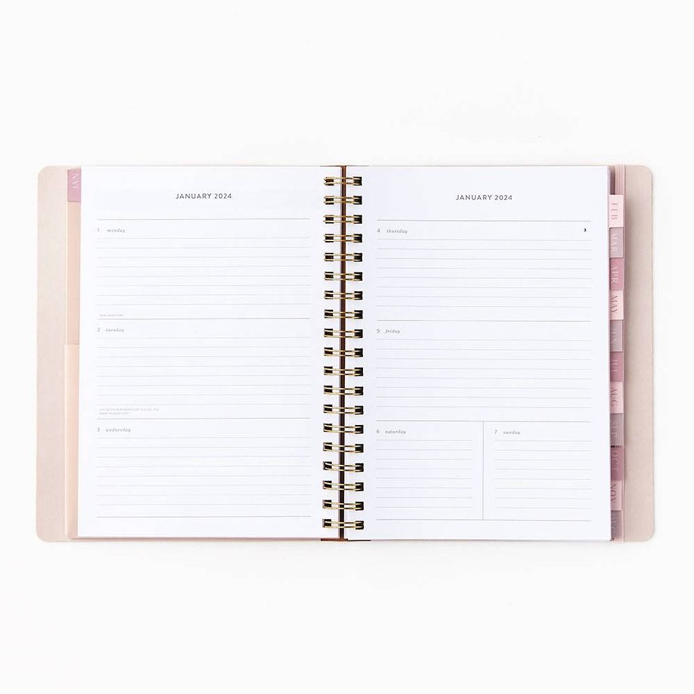 2024 Sophisticated Stripes Weekly Planner