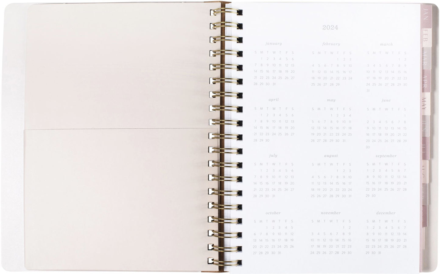 2024 Sophisticated Stripes Weekly Planner