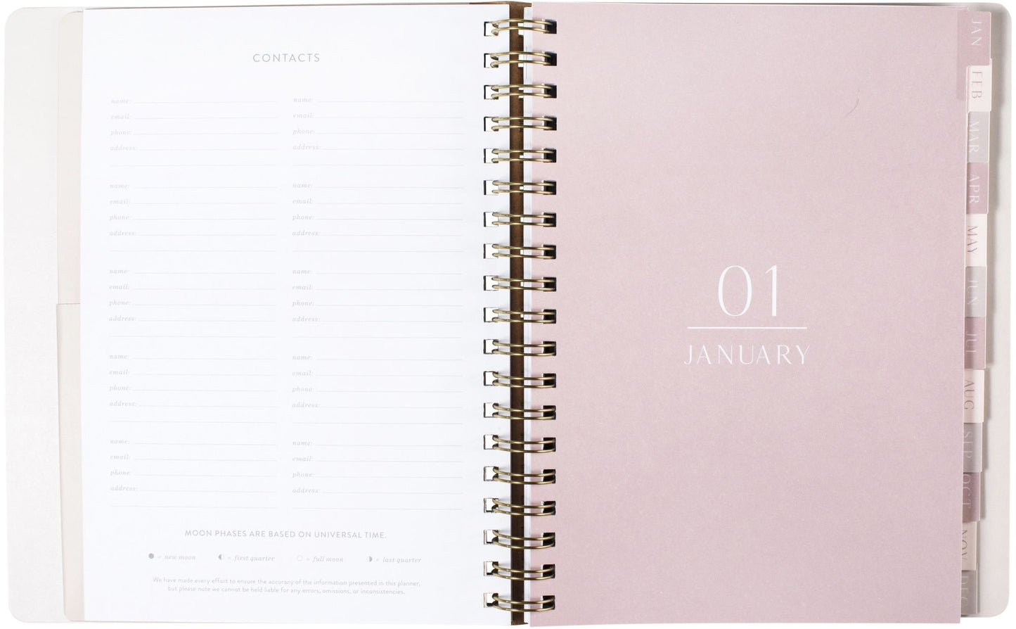 2024 Sophisticated Stripes Weekly Planner