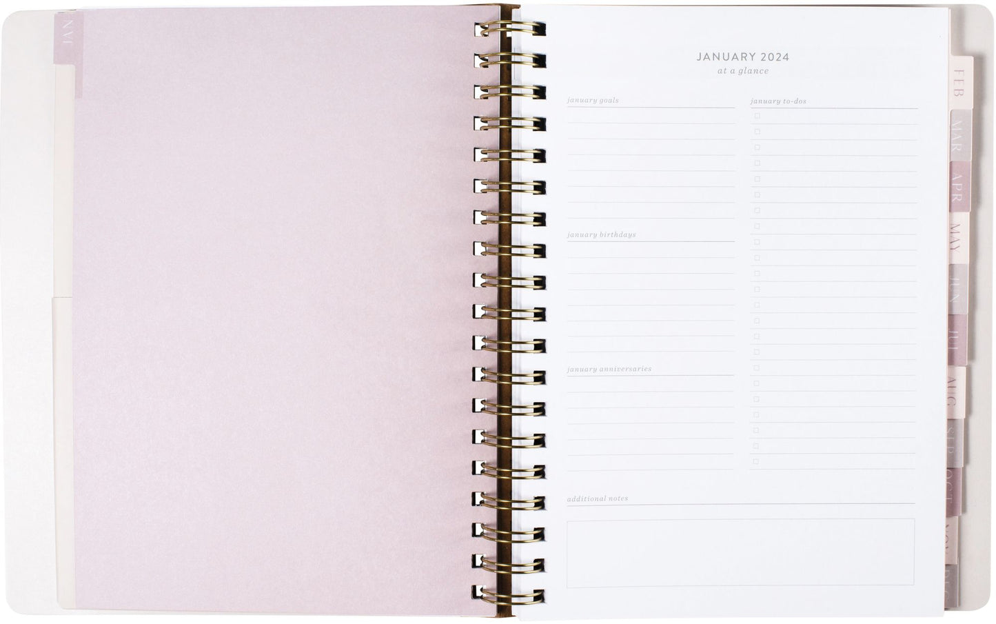 2024 Sophisticated Stripes Weekly Planner