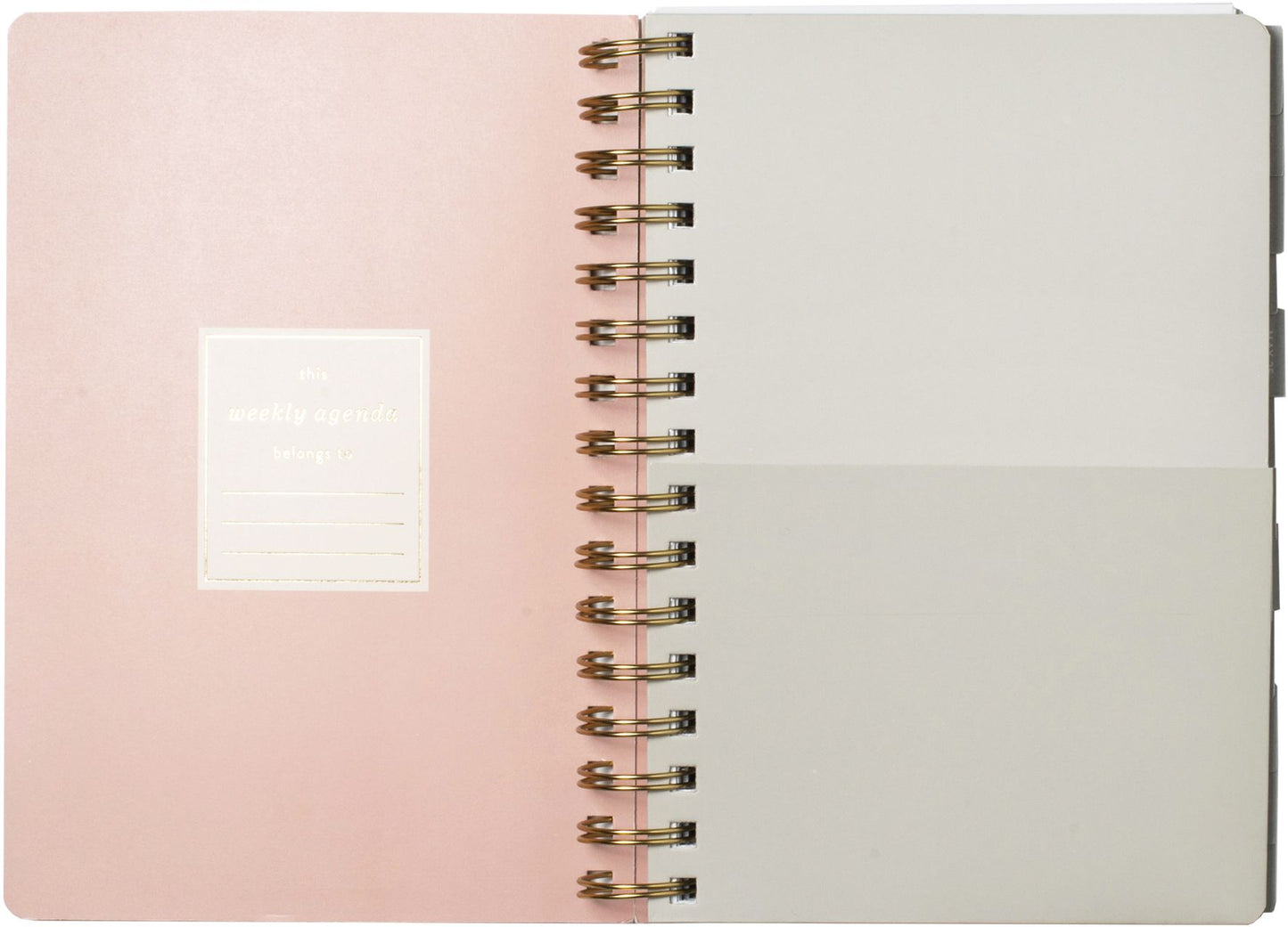 2024-2025 Fringe Retro Block 17-Month Faux Leather Spiral Weekly Planner