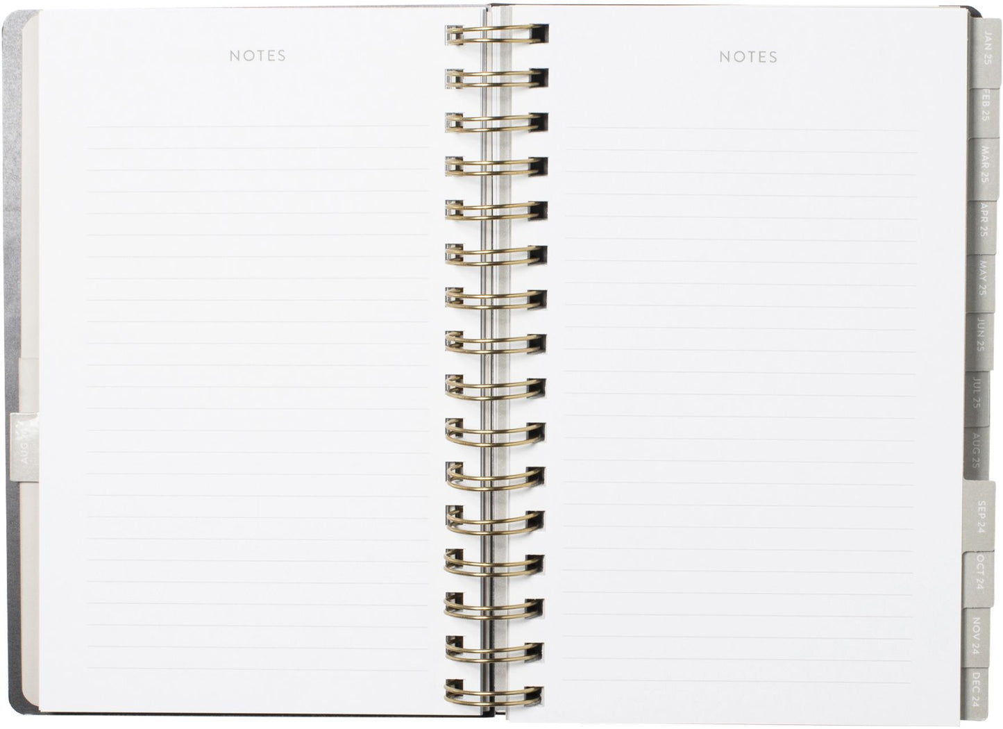 2024-2025 Fringe Vintage Skies 17-Month Faux Leather Spiral Weekly Planner