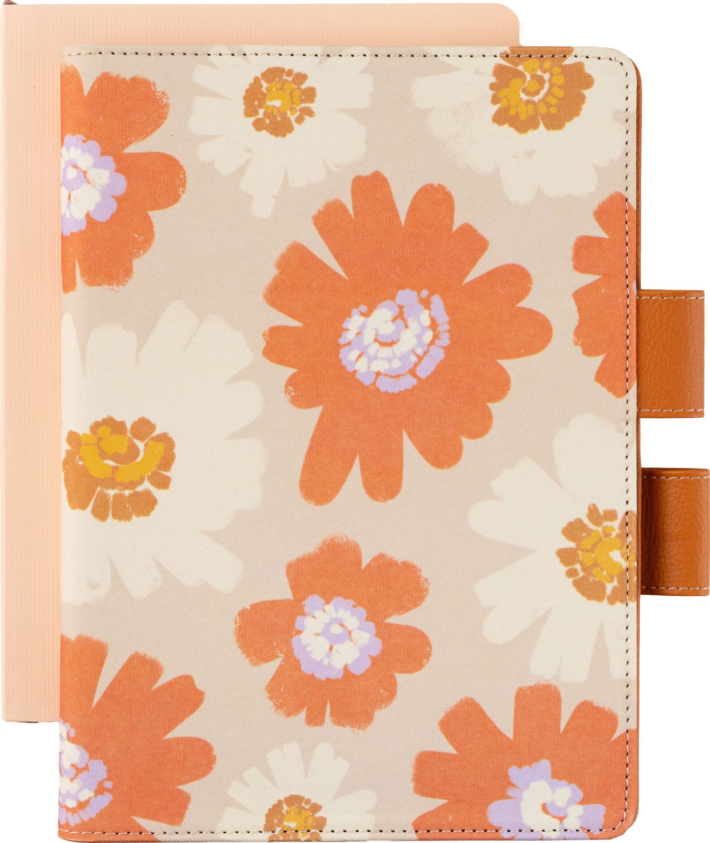 Paper Source All Over Floral Bookcloth Journal Cover with Pen Loop Closure