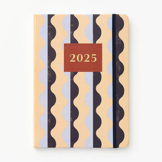 2025 Paper Source Simplistic Lines Monthly Desk