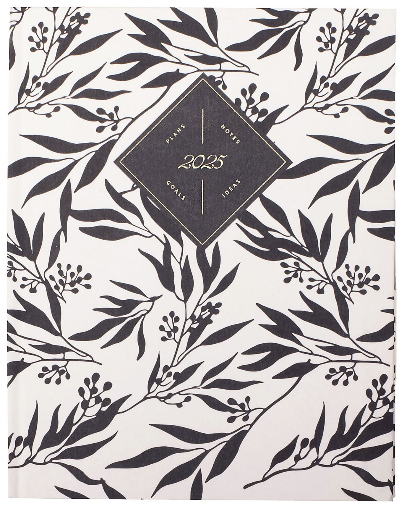 2025 Fringe Black Diamond 12 Month Bookcloth Planner