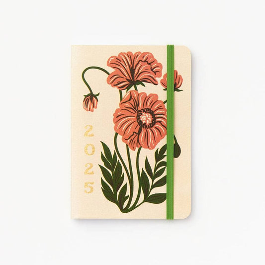 2025 Paper Source Vintage Floral Monthly Pocket