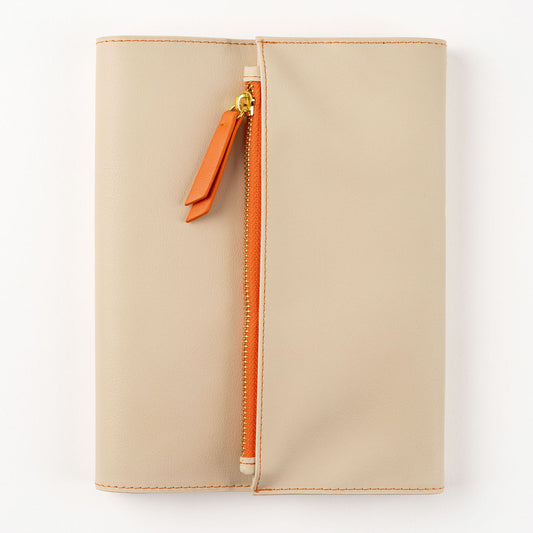 Paper Source A5 Journal Cover Clutch in Green and Pink