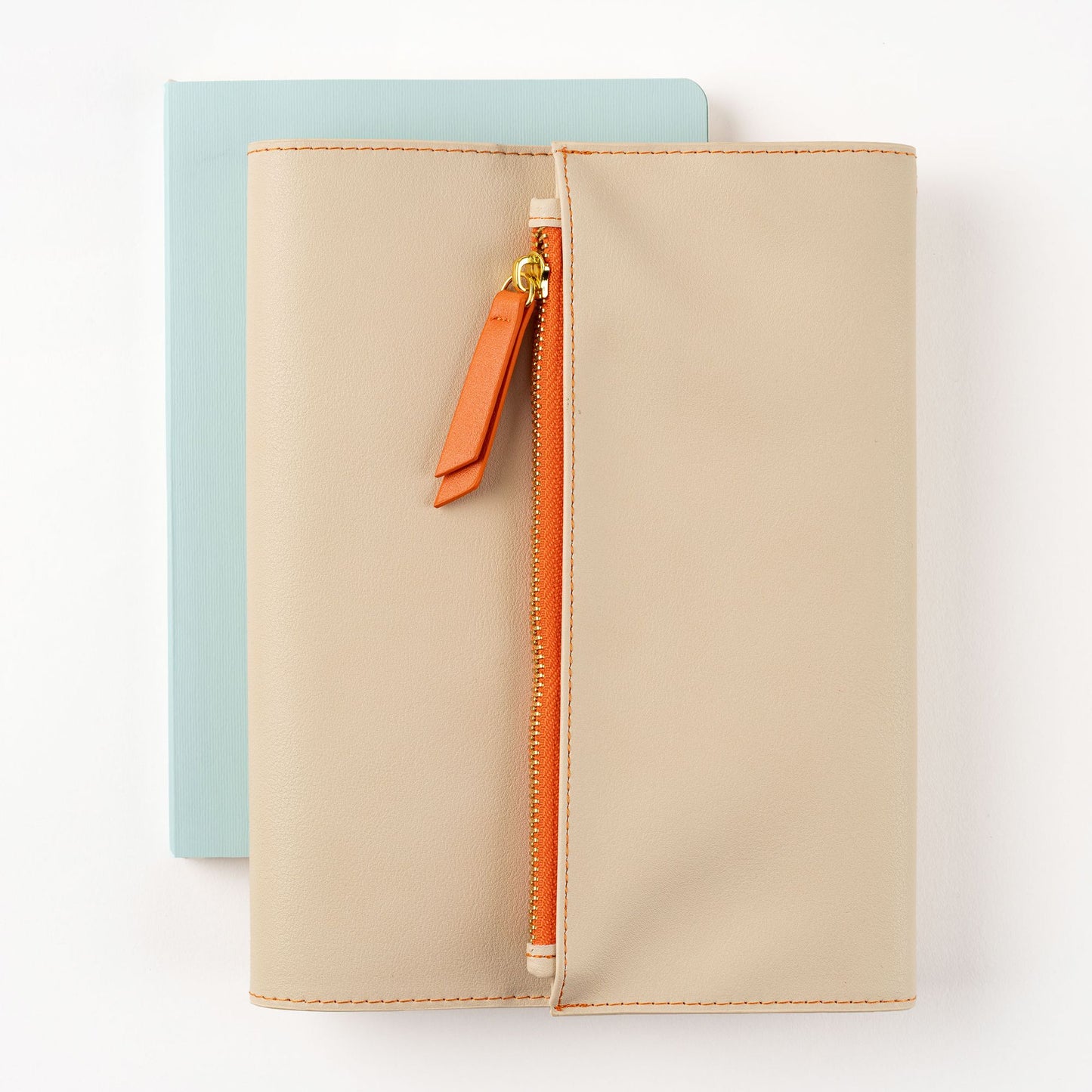 Paper Source A5 Journal Cover Clutch in Green and Pink