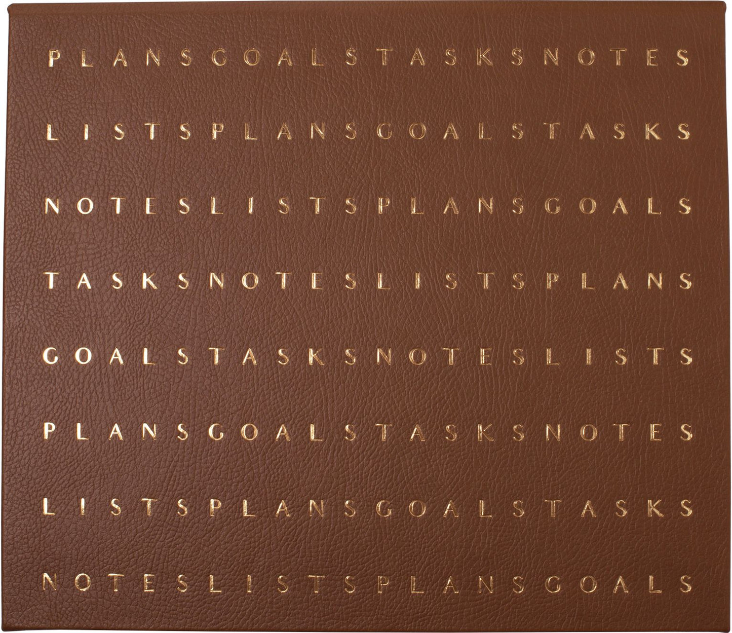 Letter Flow Cognac Desk Pad