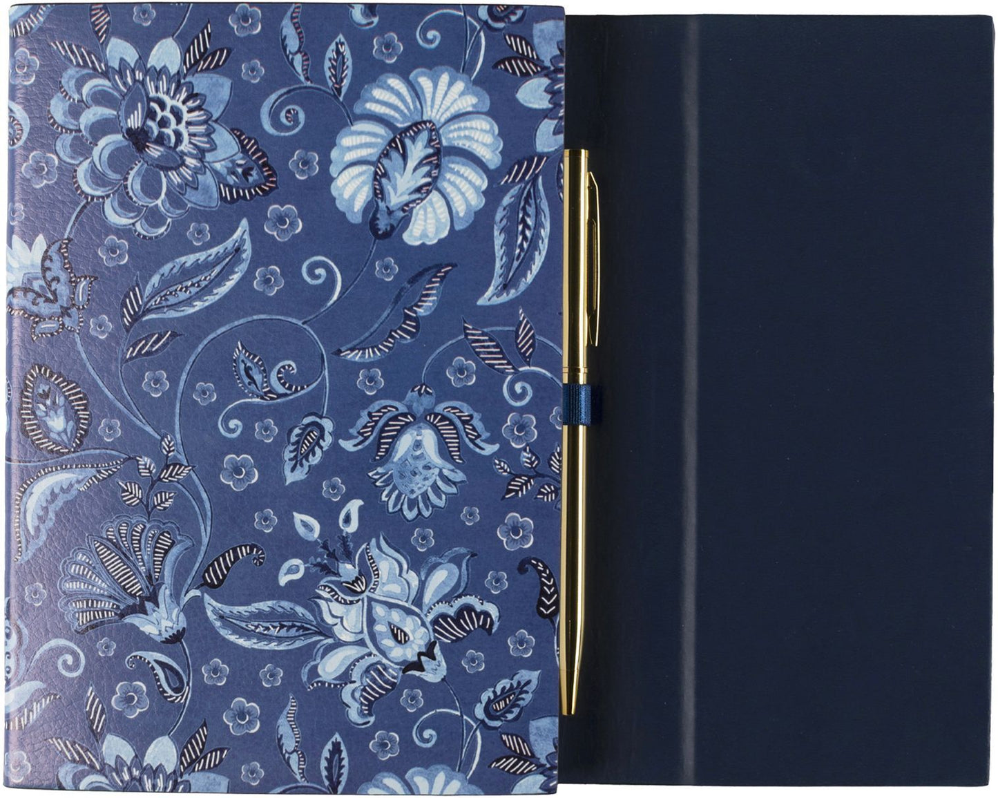 Paisley Noted PU Flap Journal With Pen