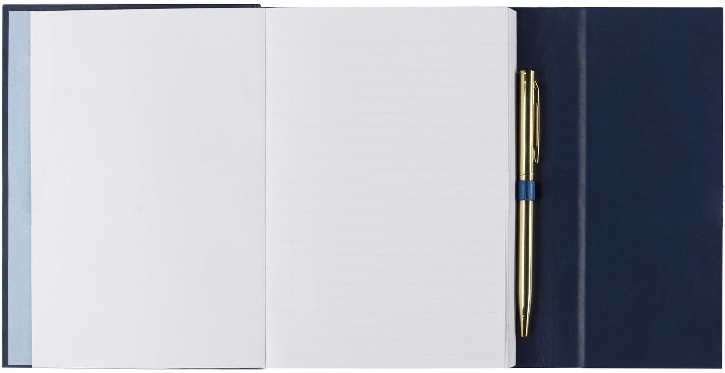 Paisley Noted PU Flap Journal With Pen