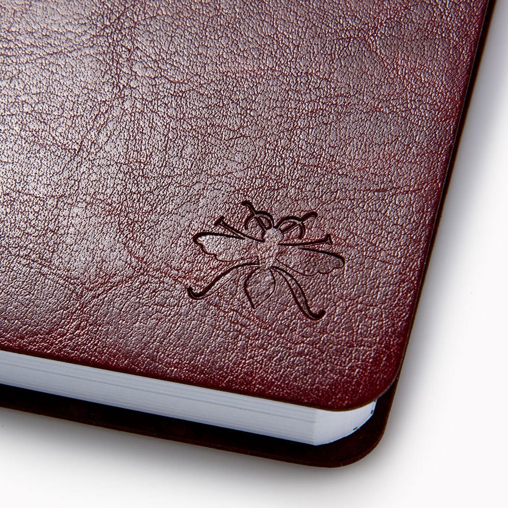Oxblood Paper Wasp LG Dotted Journal