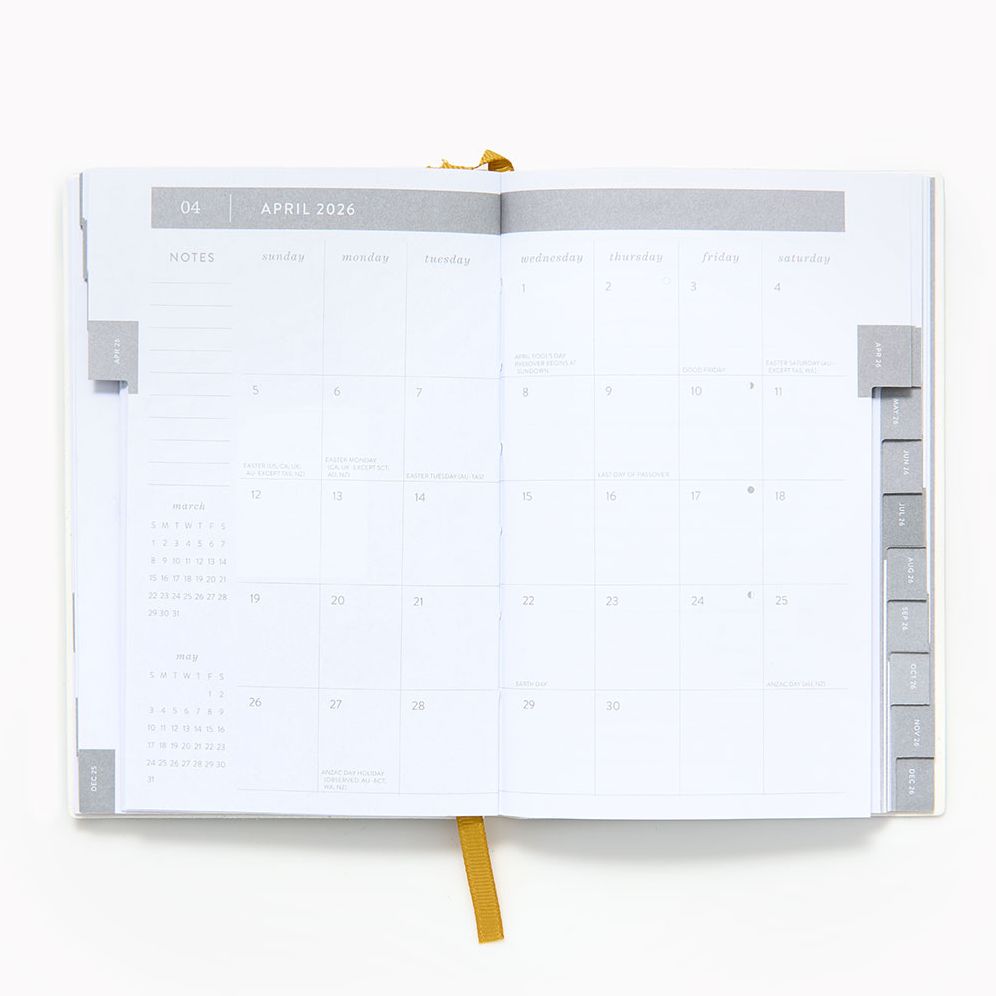 2025-2026 Paper Source Dark Academia Weekly Pocket Planner