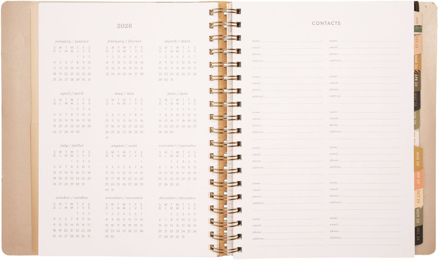 2025-2026 JT Dragonfly Weekly Desk Planner