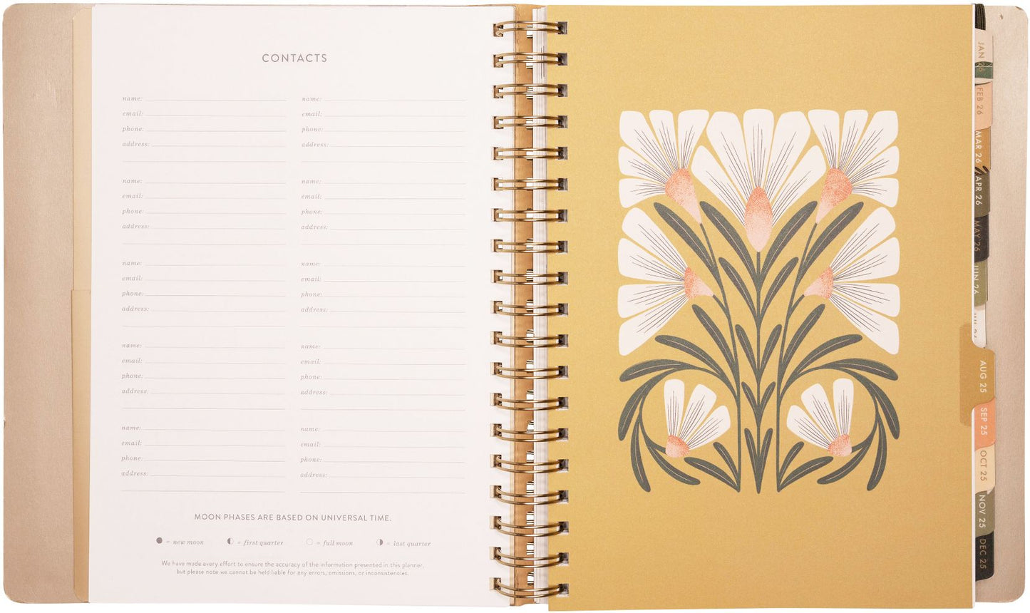 2025-2026 JT Dragonfly Weekly Desk Planner