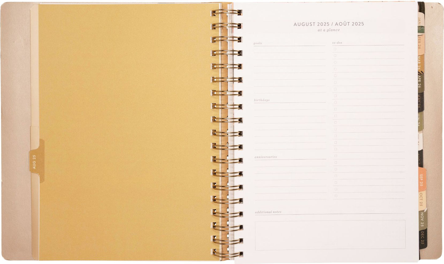 2025-2026 JT Dragonfly Weekly Desk Planner