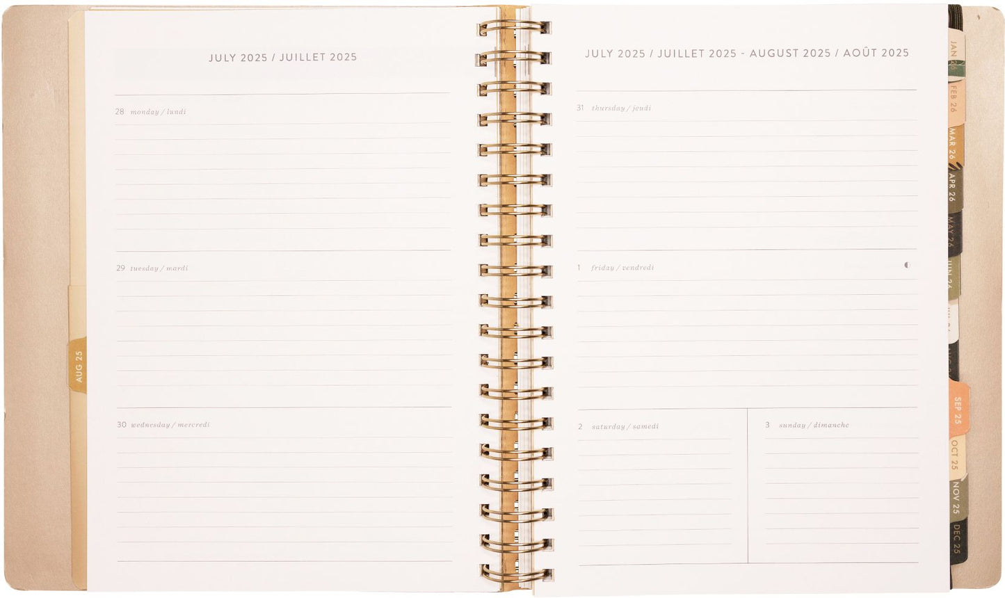 2025-2026 JT Dragonfly Weekly Desk Planner
