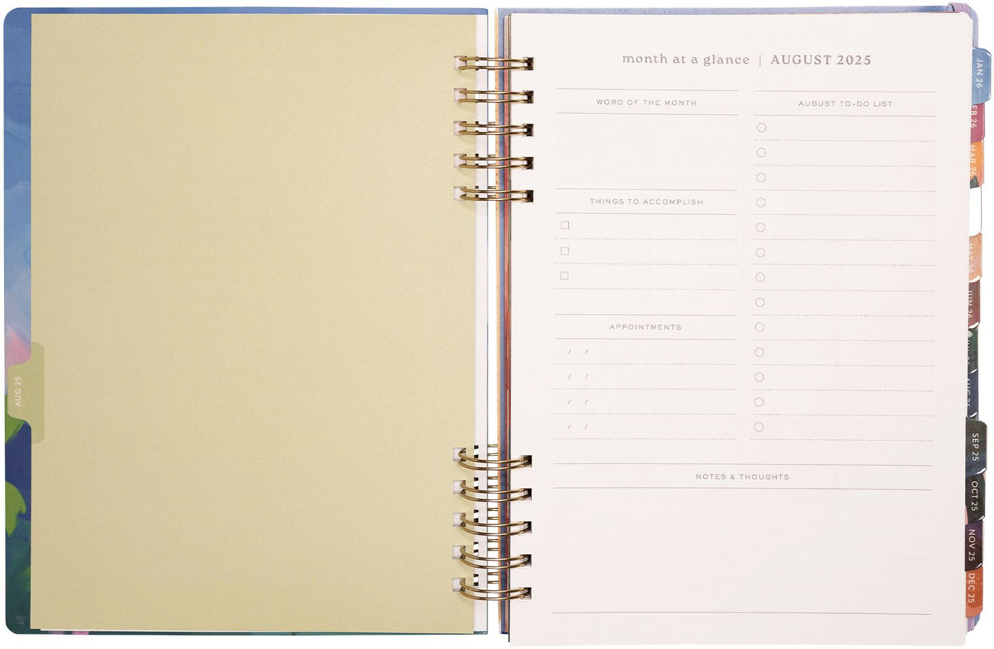 2025-2026 MHN Let Each Day Weekly Desk Planner
