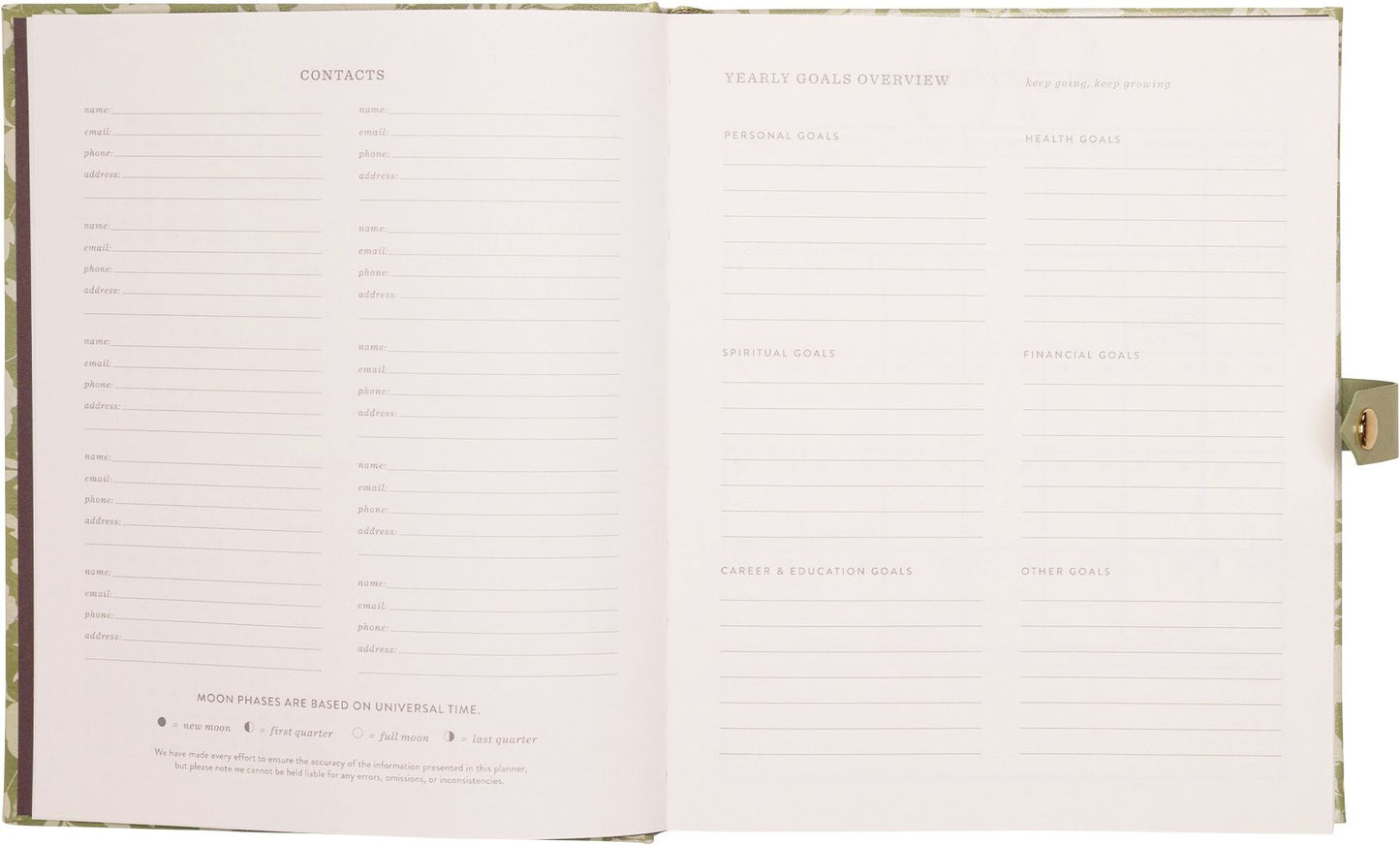 2025-2026 Daphne Weekly Desk Planner