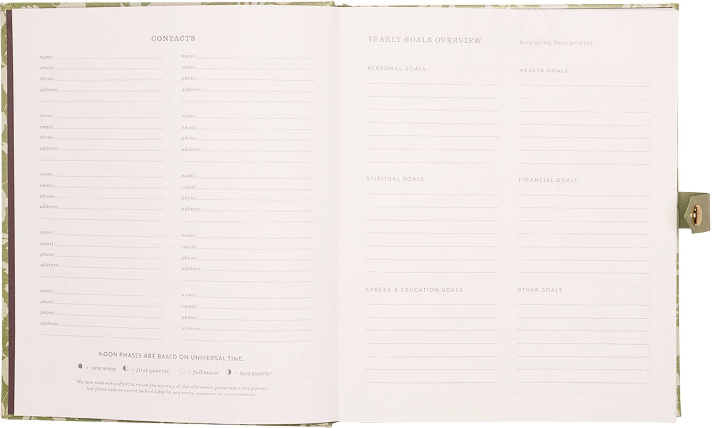 2025-2026 Daphne Weekly Desk Planner