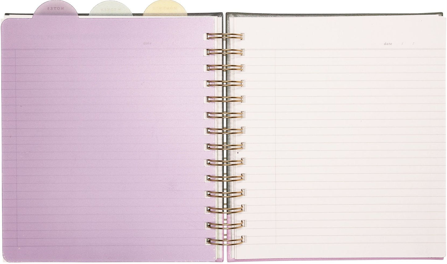 2025-2026 Green Color Block Weekly Desk Planner