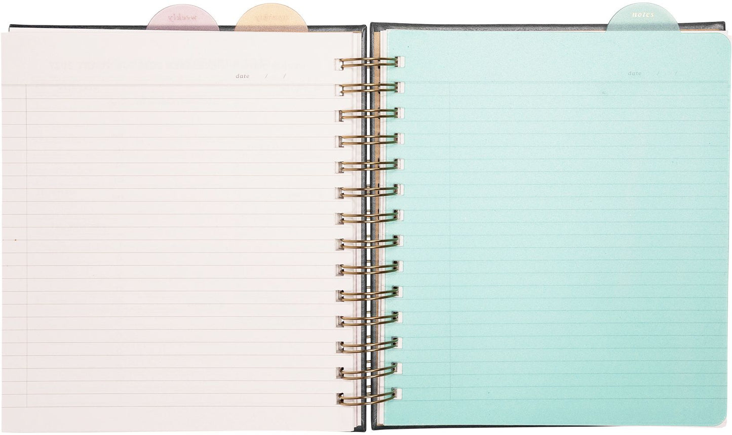 2025-2026 JT Garden Flowers Weekly Desk Planner