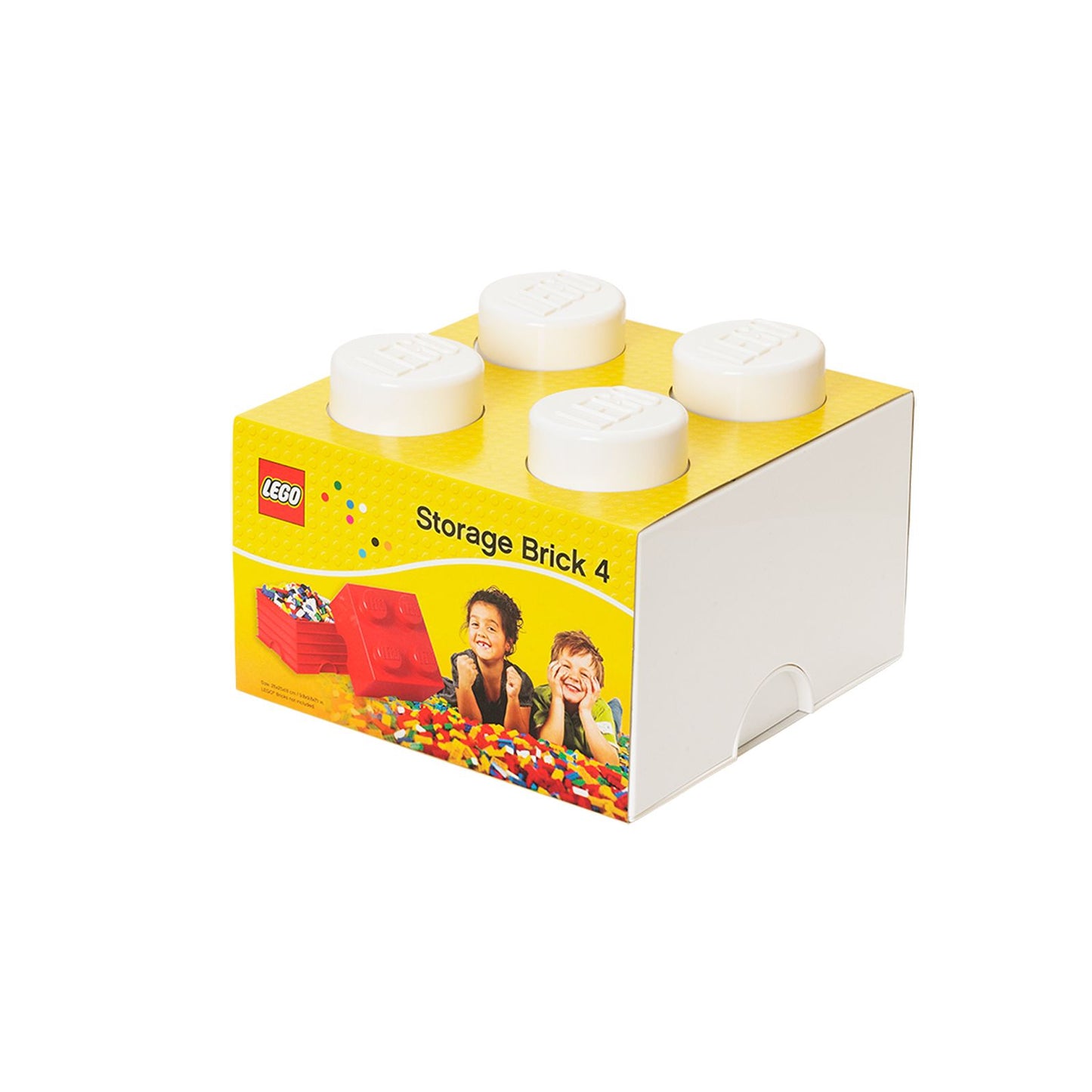 LEGO Storage Brick 4, White
