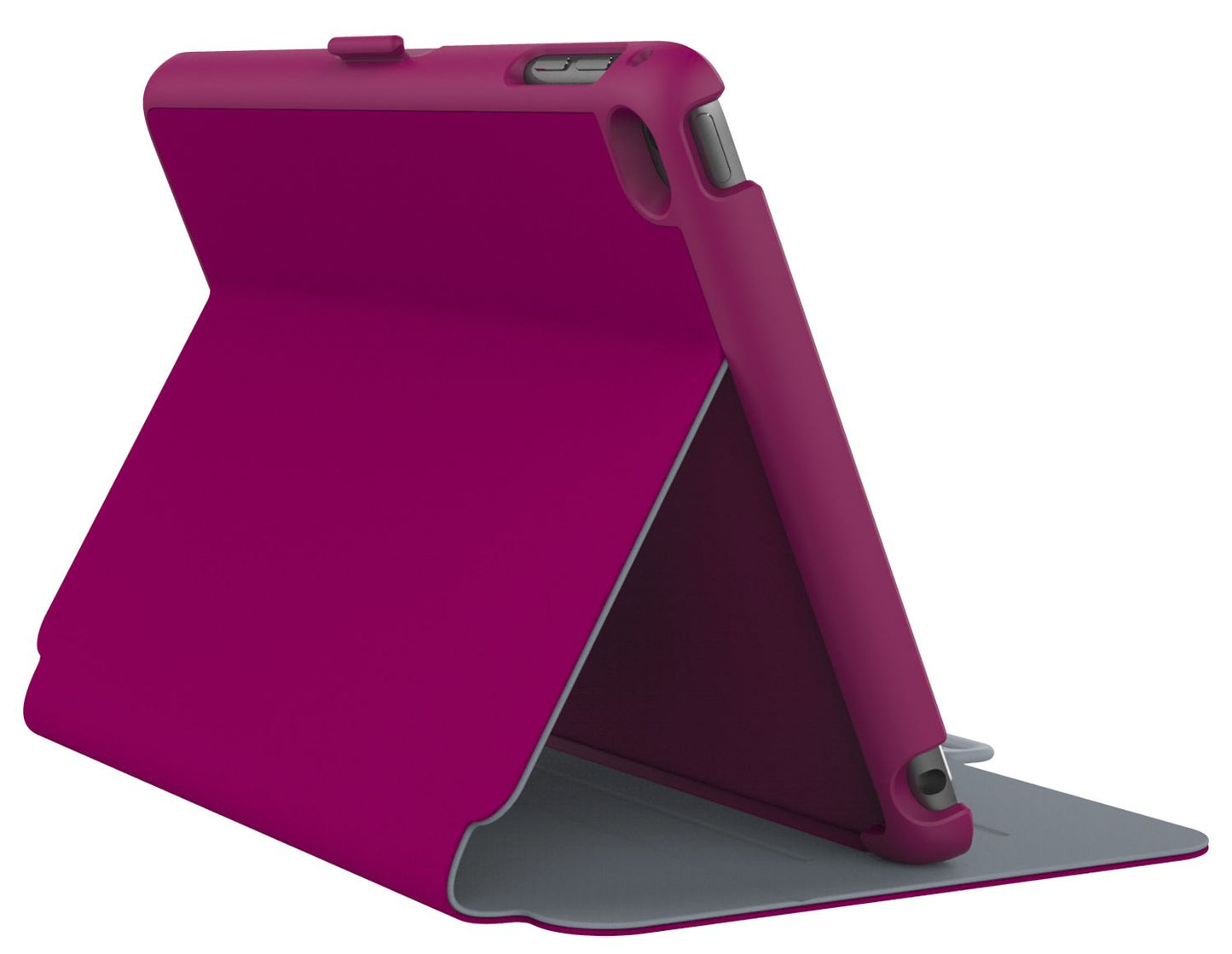 Speck 71805-B920 iPad Mini 4 Stylefolio Fuchsia Pink/Nickel Grey