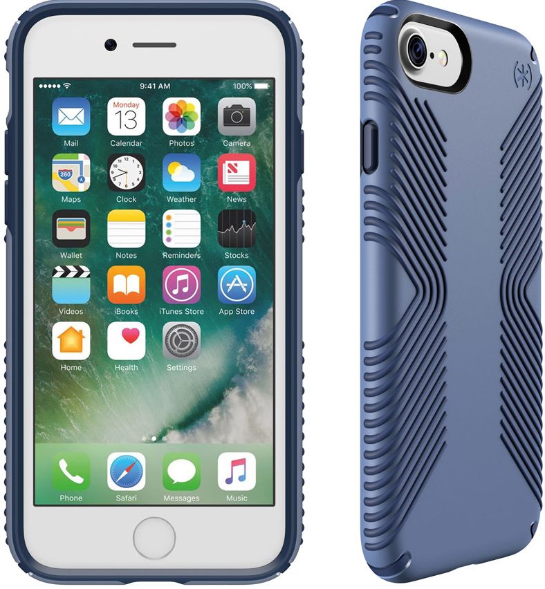 Speck 79987-5732 iPhone 8/7 Presidio Grip Case Twilight Blue/Marine Blue