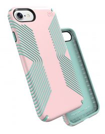 Speck 88738-6371 iPhone 8/7/6S/6 Presidio Grip Case - Quartz Pink/Aloe Green