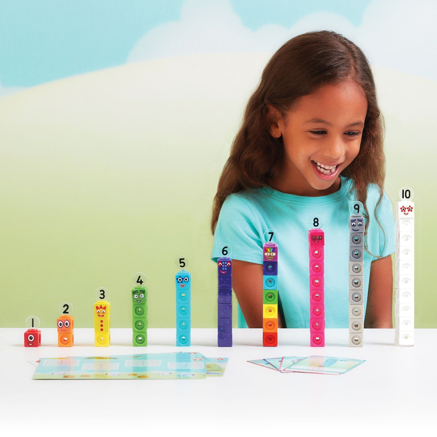 hand2mind MathLink Cubes Numberblocks 1-10 Set