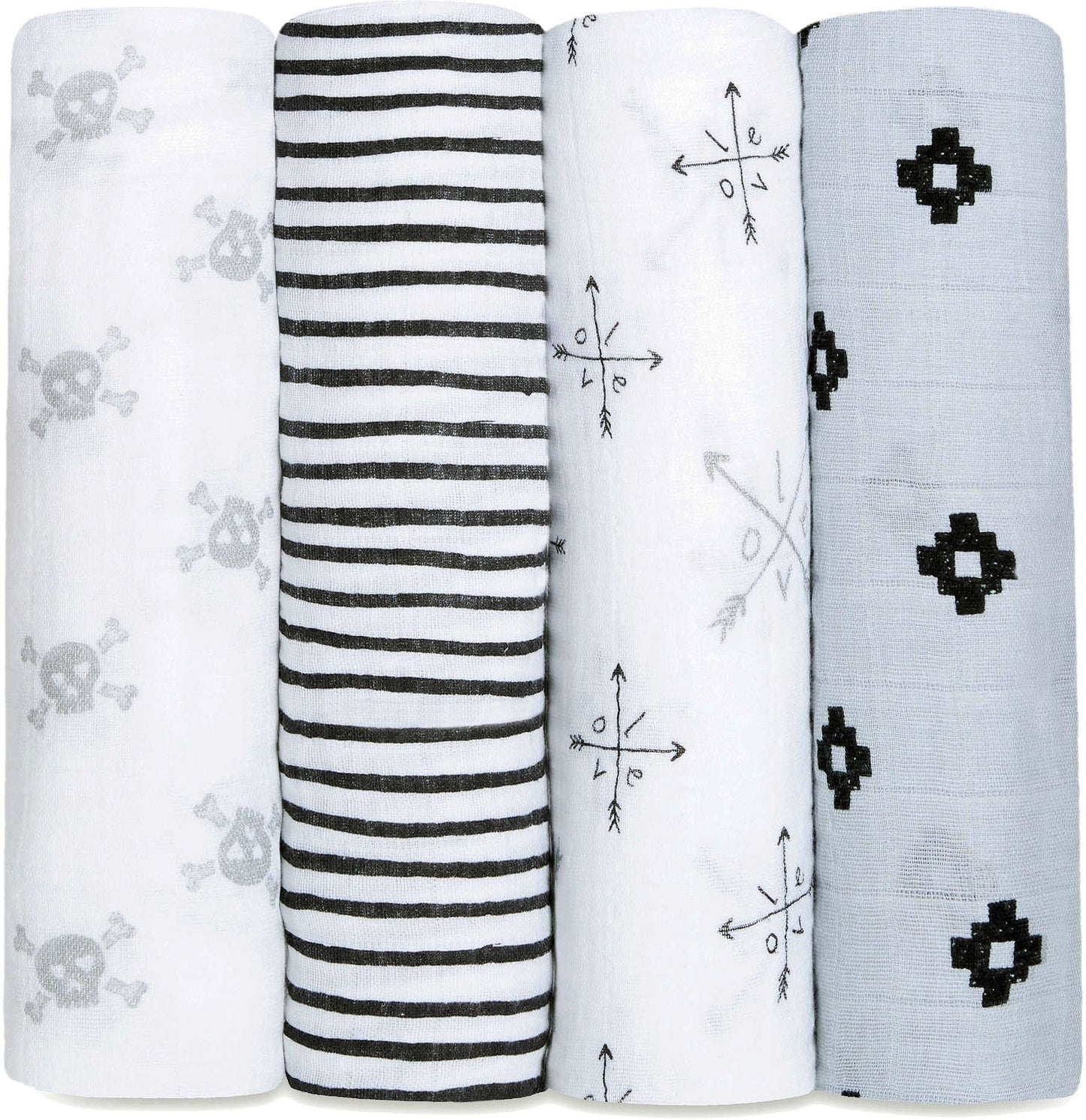 adenanais swaddle 4 pk, lovestruck