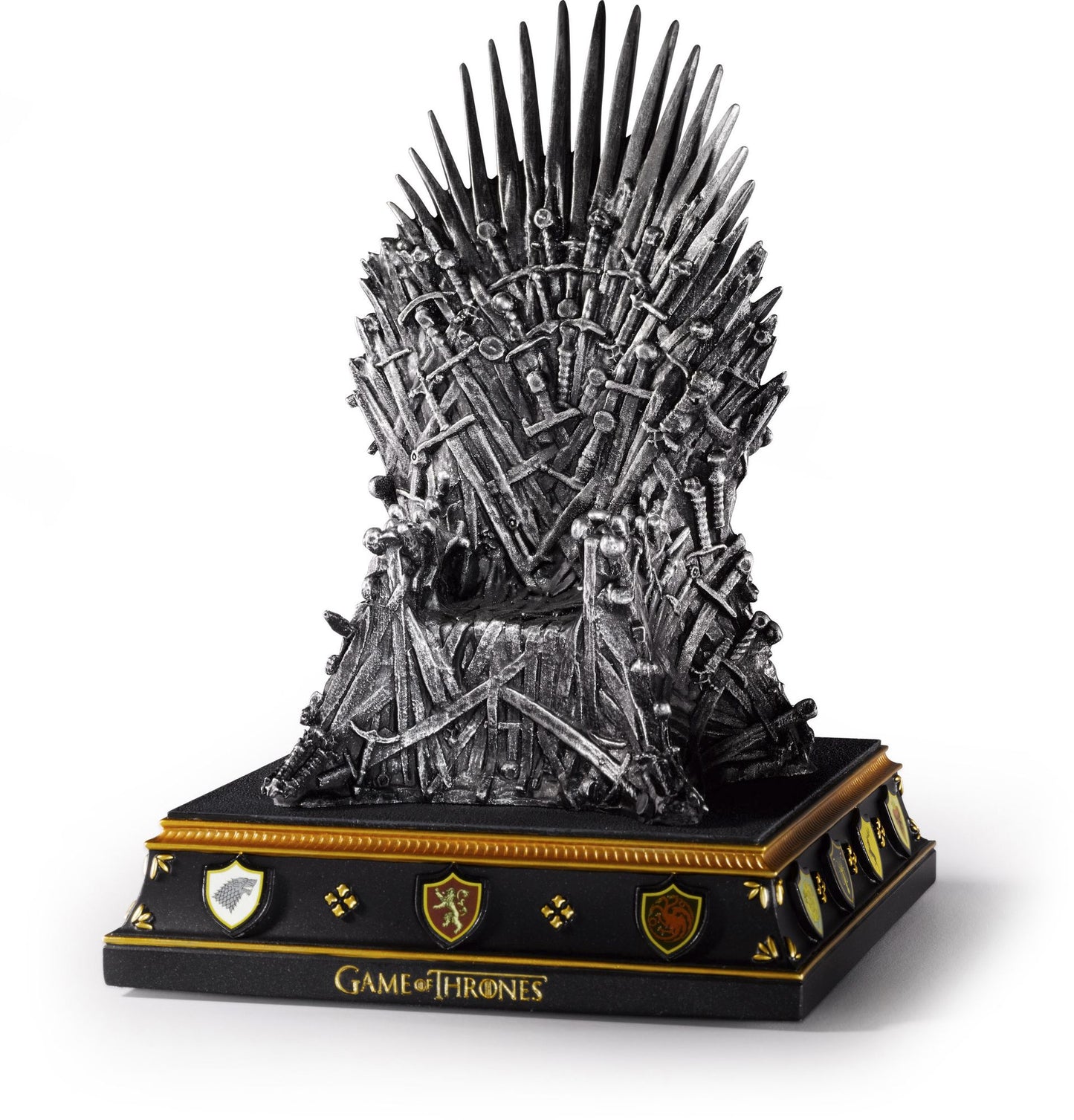Officially authorized by HBO. Game of Thrones Iron Throne Bookend. Hand Painted. Measures 7.5 inches in height.