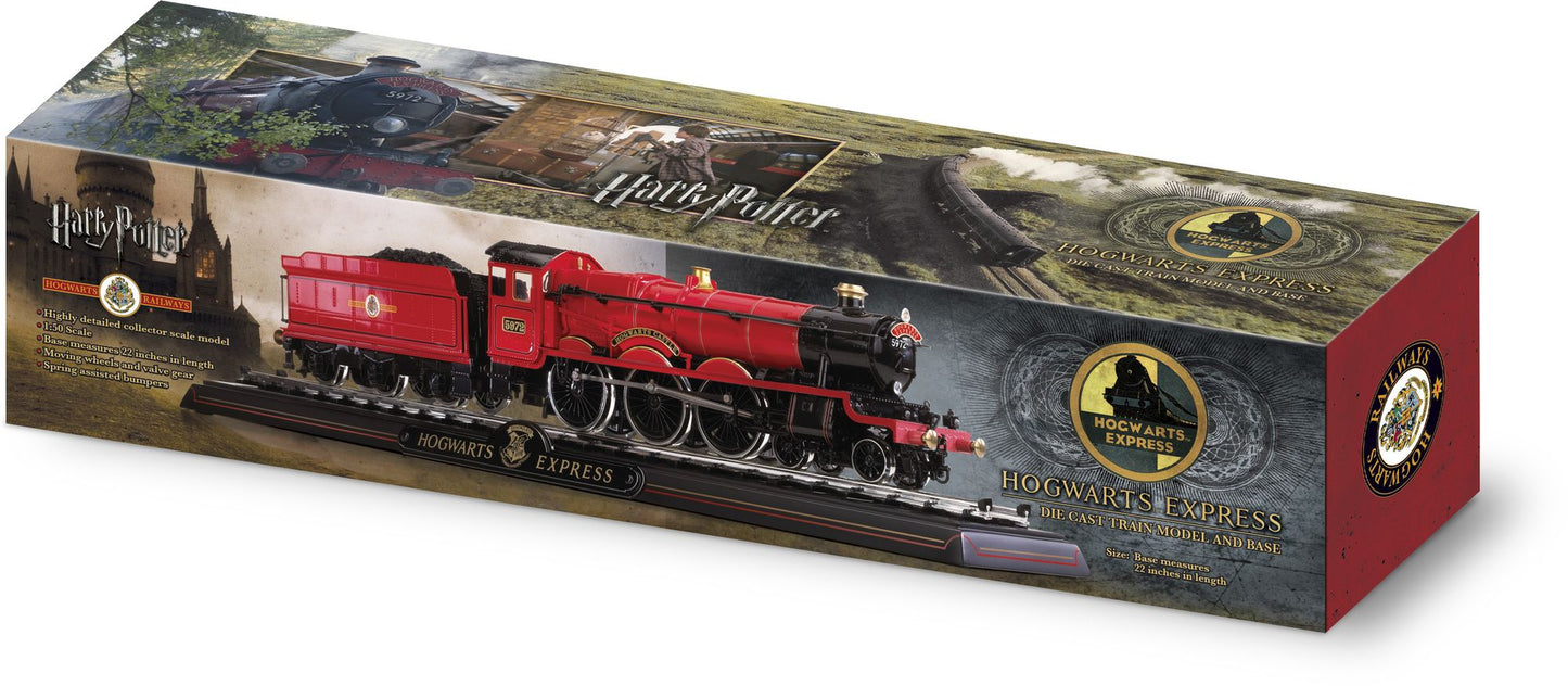Hogwarts Express Diecast Train Model and Base
